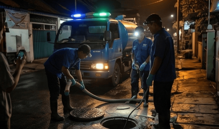 Jasa Sedot WC 24 Jam Surabaya – Siap Darurat Malam Hari